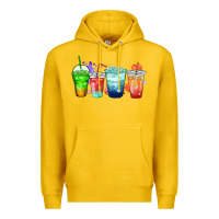 Lemon tea junkie coffee cups Premium Hoodie - Zillion Design Studio