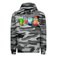 Slate Camo tea junkie coffee cups Premium Hoodie - Zillion Design Studio