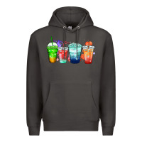 Smoke tea junkie coffee cups Premium Hoodie - Zillion Design Studio