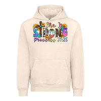 Sandshell she is strong proverbs 31 25 Urban Hoodie - Zillion Design Studio