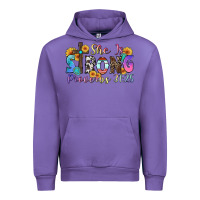 Tulip she is strong proverbs 31 25 Urban Hoodie - Zillion Design Studio