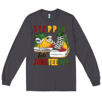 Smoke steppin' into juneteenth Long Sleeve Tee - BarkalooDesign
