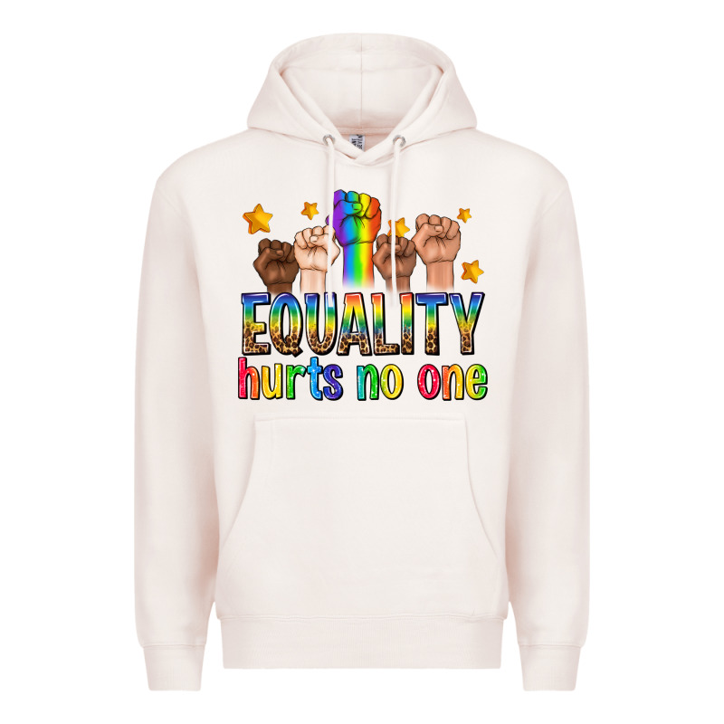 Equality Hurts No One With Fists Premium Hoodie by texasbilliewilder | Teevron