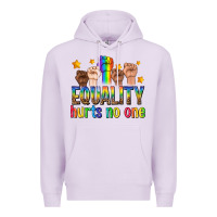 Lilac equality hurts no one with fists Premium Hoodie - texasbilliewilder