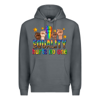 Rock equality hurts no one with fists Premium Hoodie - texasbilliewilder