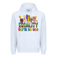 White equality hurts no one with fists Premium Hoodie - texasbilliewilder
