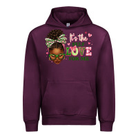 Mauve Wine sorority colors it's the self love for me afro wom Urban Hoodie - texasbilliewilder