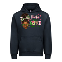 Navy sorority colors it's the self love for me afro wom Urban Hoodie - texasbilliewilder