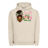 Pigment French Oak sorority colors it's the self love for me afro wom Urban Hoodie - texasbilliewilder