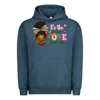 Pigment Midnight Navy sorority colors it's the self love for me afro wom Urban Hoodie - texasbilliewilder