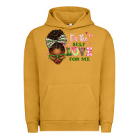 Pigment Peanut Butter sorority colors it's the self love for me afro wom Urban Hoodie - texasbilliewilder