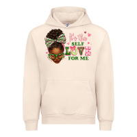 Sandshell sorority colors it's the self love for me afro wom Urban Hoodie - texasbilliewilder