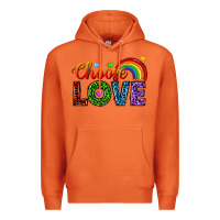 Carrot choose love Premium Hoodie - texasbilliewilder