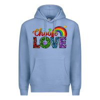 Colony Blue choose love Premium Hoodie - texasbilliewilder