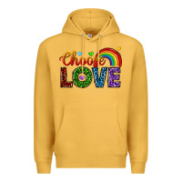 Mustard choose love Premium Hoodie - texasbilliewilder