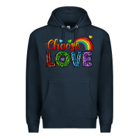 Navy choose love Premium Hoodie - texasbilliewilder