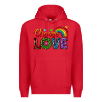 Red choose love Premium Hoodie - texasbilliewilder