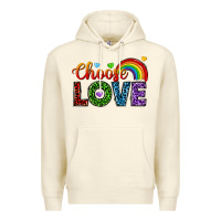 Sandshell choose love Premium Hoodie - texasbilliewilder