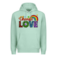 Seafoam choose love Premium Hoodie - texasbilliewilder