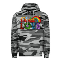 Slate Camo choose love Premium Hoodie - texasbilliewilder
