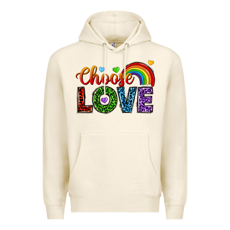 Choose Love Premium Hoodie by texasbilliewilder | Teevron