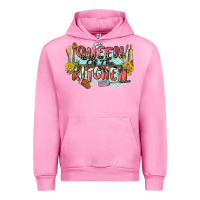 Fuchsia Pink queen of the kitchen Urban Hoodie - Zillion Design Studio