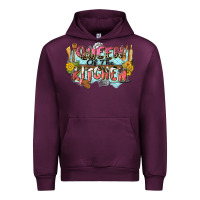 Mauve Wine queen of the kitchen Urban Hoodie - Zillion Design Studio
