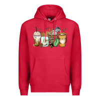 Cardinal latte coffee cups Premium Hoodie - Zillion Design Studio