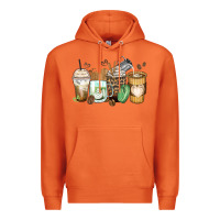 Carrot latte coffee cups Premium Hoodie - Zillion Design Studio