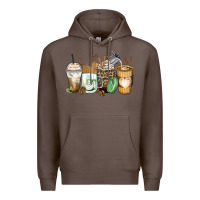 Coffee latte coffee cups Premium Hoodie - Zillion Design Studio