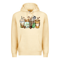 Pina Colada latte coffee cups Premium Hoodie - Zillion Design Studio