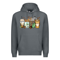 Rock latte coffee cups Premium Hoodie - Zillion Design Studio