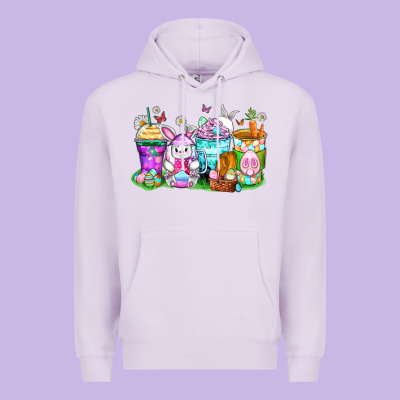 Easter Coffee Cups Premium Hoodie Designed By Zillion Design Studio