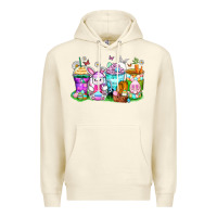 Sandshell easter coffee cups Premium Hoodie - Zillion Design Studio