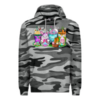 Slate Camo easter coffee cups Premium Hoodie - Zillion Design Studio