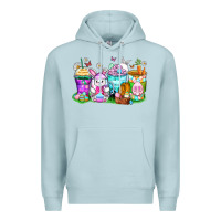 Blue Mist easter coffee cups Premium Hoodie - Zillion Design Studio