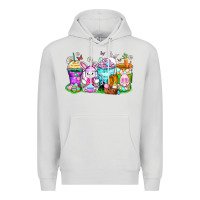 Dove Grey easter coffee cups Premium Hoodie - Zillion Design Studio