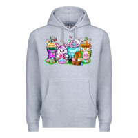 Heather Grey easter coffee cups Premium Hoodie - Zillion Design Studio