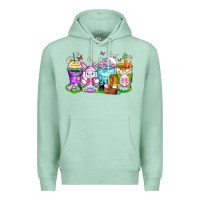 Seafoam easter coffee cups Premium Hoodie - Zillion Design Studio