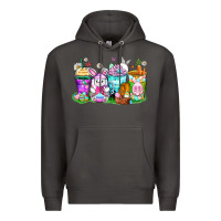Smoke easter coffee cups Premium Hoodie - Zillion Design Studio