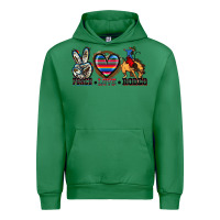 Emerald peace love rodeo Urban Hoodie - Zillion Design Studio