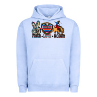 Pigment Grape Ice peace love rodeo Urban Hoodie - Zillion Design Studio