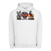 Pigment Lunar Rock peace love rodeo Urban Hoodie - Zillion Design Studio