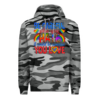 Slate Camo be careful who you hate it could  be someone you l Premium Hoodie - texasbilliewilder