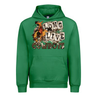 Emerald long live cowboys Urban Hoodie - Zillion Design Studio