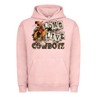 Pigment Salmon long live cowboys Urban Hoodie - Zillion Design Studio