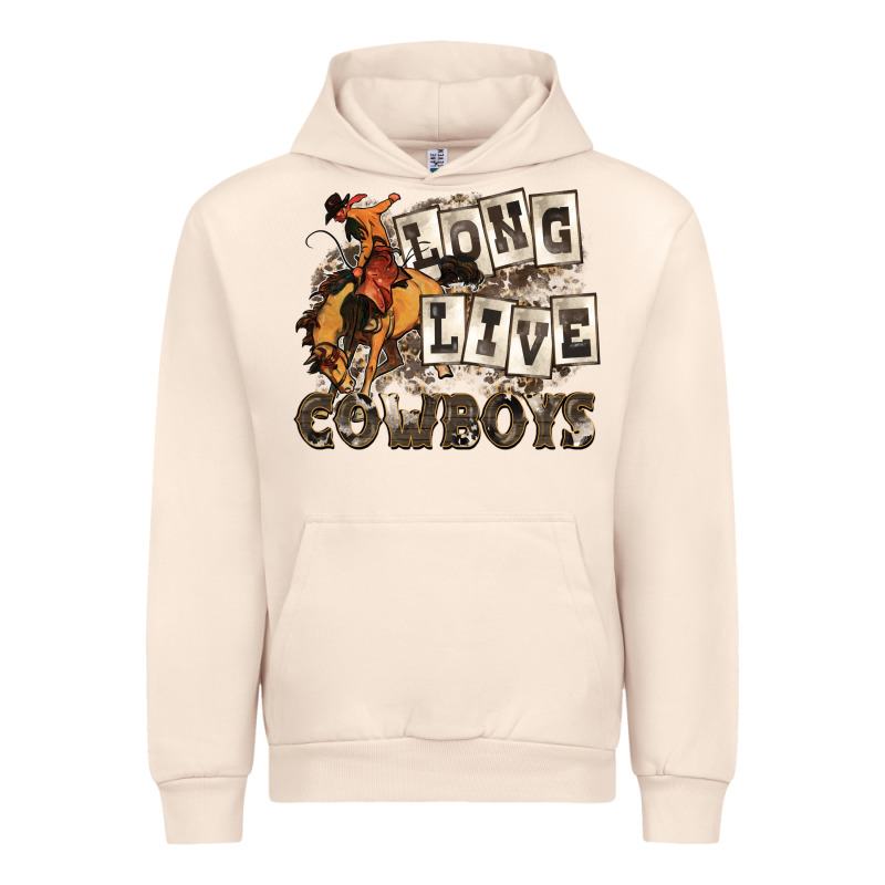 Long Live Cowboys Urban Hoodie by Zillion Design Studio | Teevron