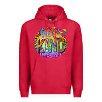 Cardinal be kind with heart ballons Premium Hoodie - texasbilliewilder
