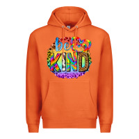 Carrot be kind with heart ballons Premium Hoodie - texasbilliewilder