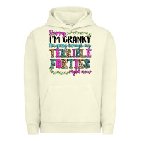 Pigment Pistachio sorry im cranky im going through my terrible forti Urban Hoodie - texasbilliewilder